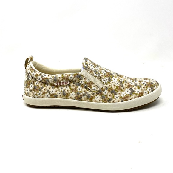 Taos Footwear Shoes - Taos Dandy Natural Floral Multi Loafers Slip-On Comfort Shoes Size 6 Medium